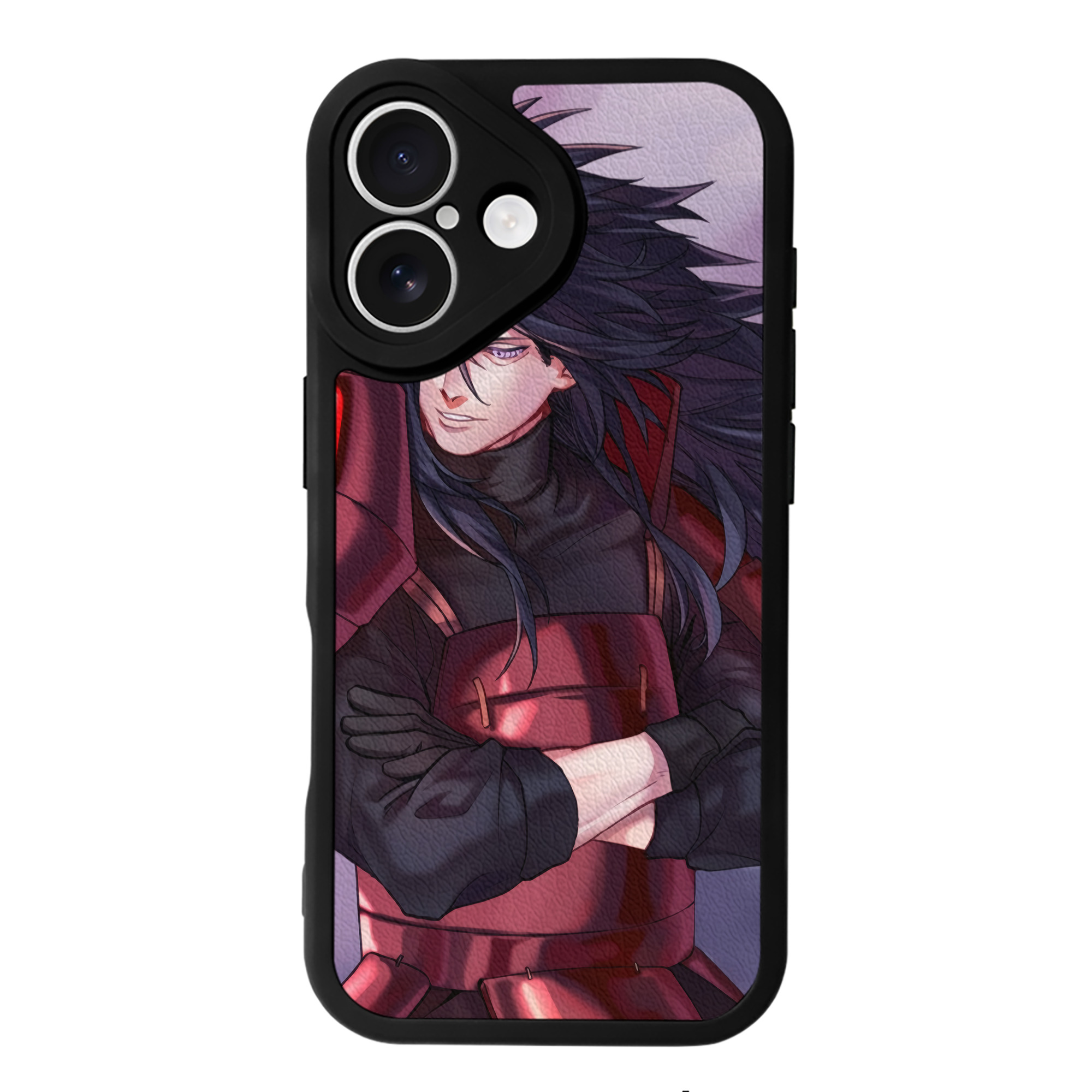 （画像用） NARUTO -ナルト- NARUTO -ナルト- 疾風伝 【iPhone 16シリーズ対応】シリコンスマホケース（レザー調） 材質：シリコン